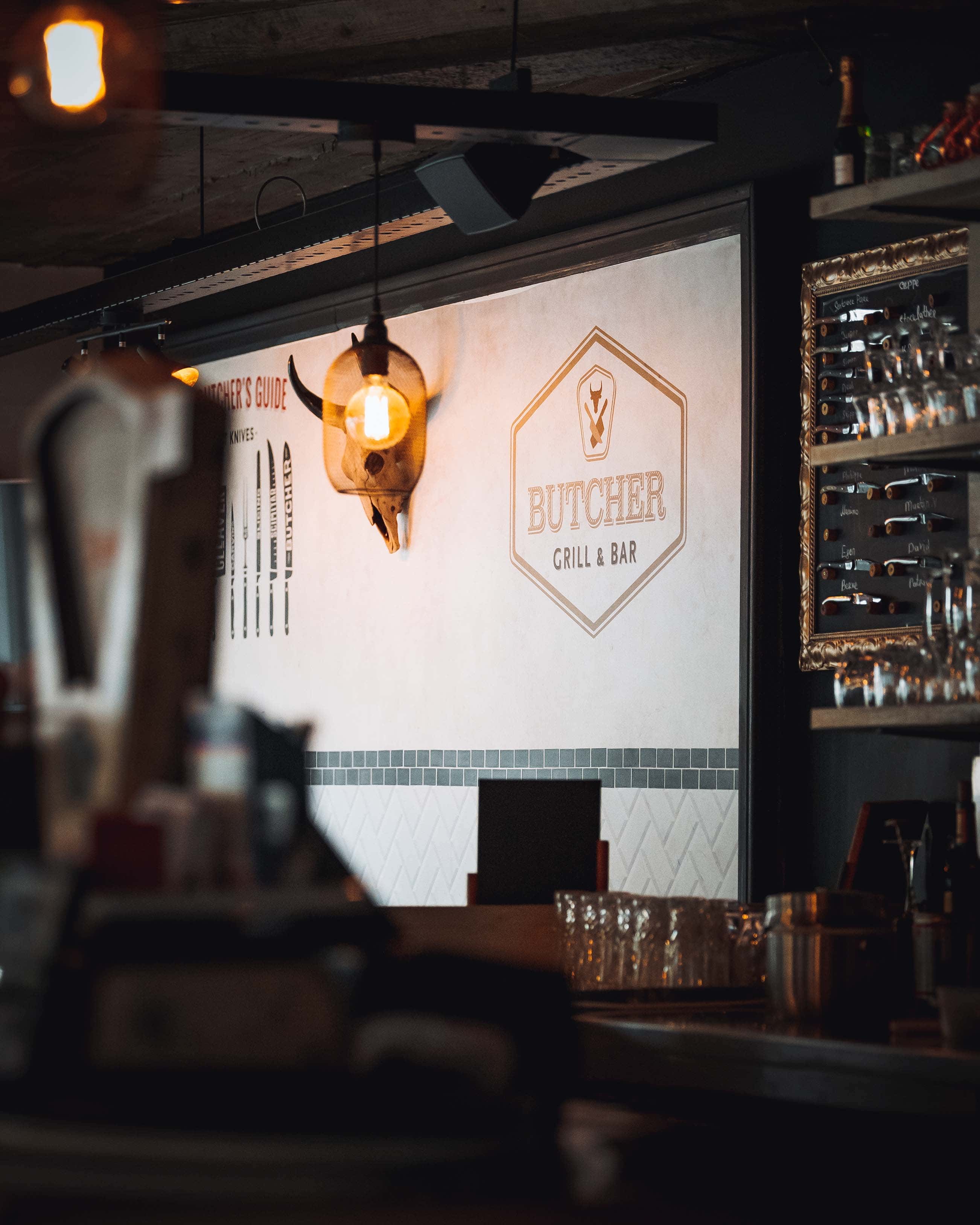 butcher grill, interieur bar, graffo fotografie