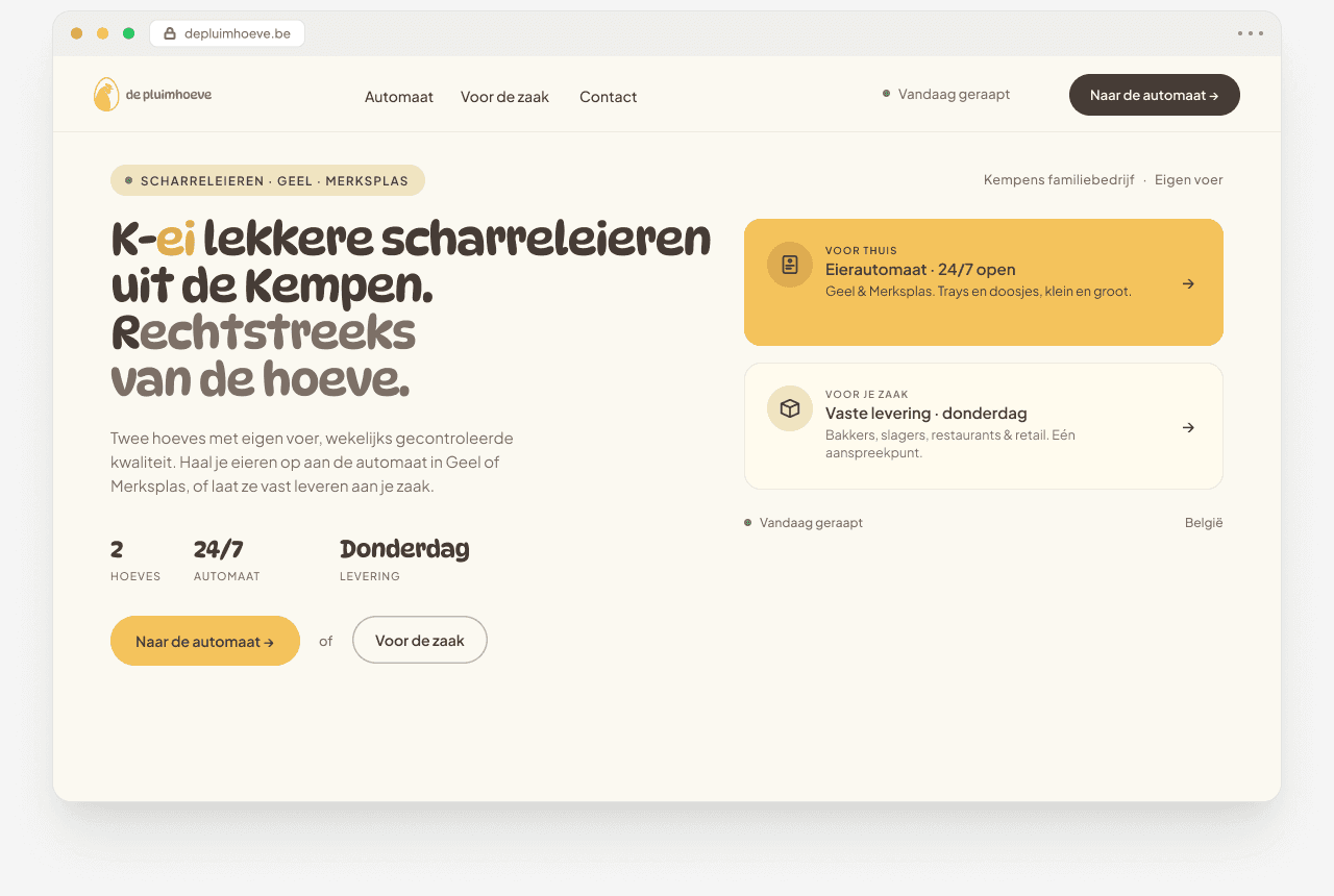 De Pluimhoeve merksite